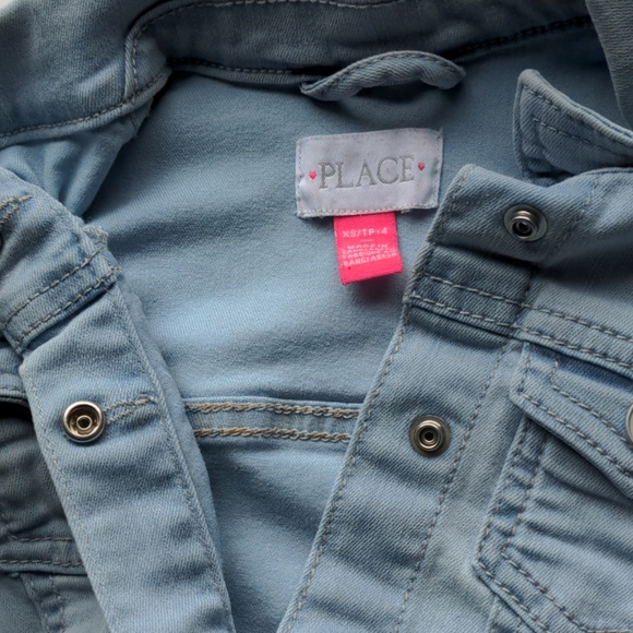 XS 4T Light Blue Jean Jacket Children's Place - Picture 10 of 12